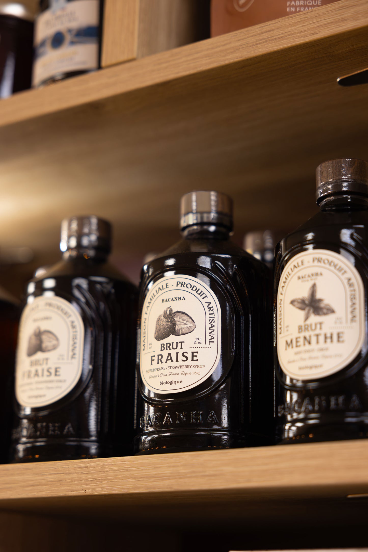 Sirop à la fraise avec sirop Bacanha – boisson fraîche et fruitée