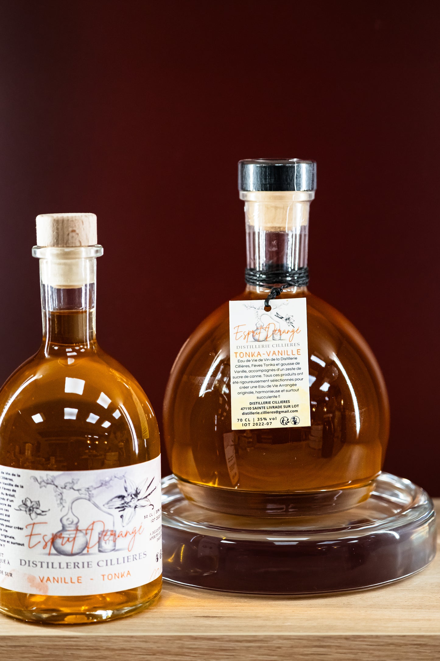 Eau-de-vie Vanille Tonka artisanale – format 50cl ou 70cl