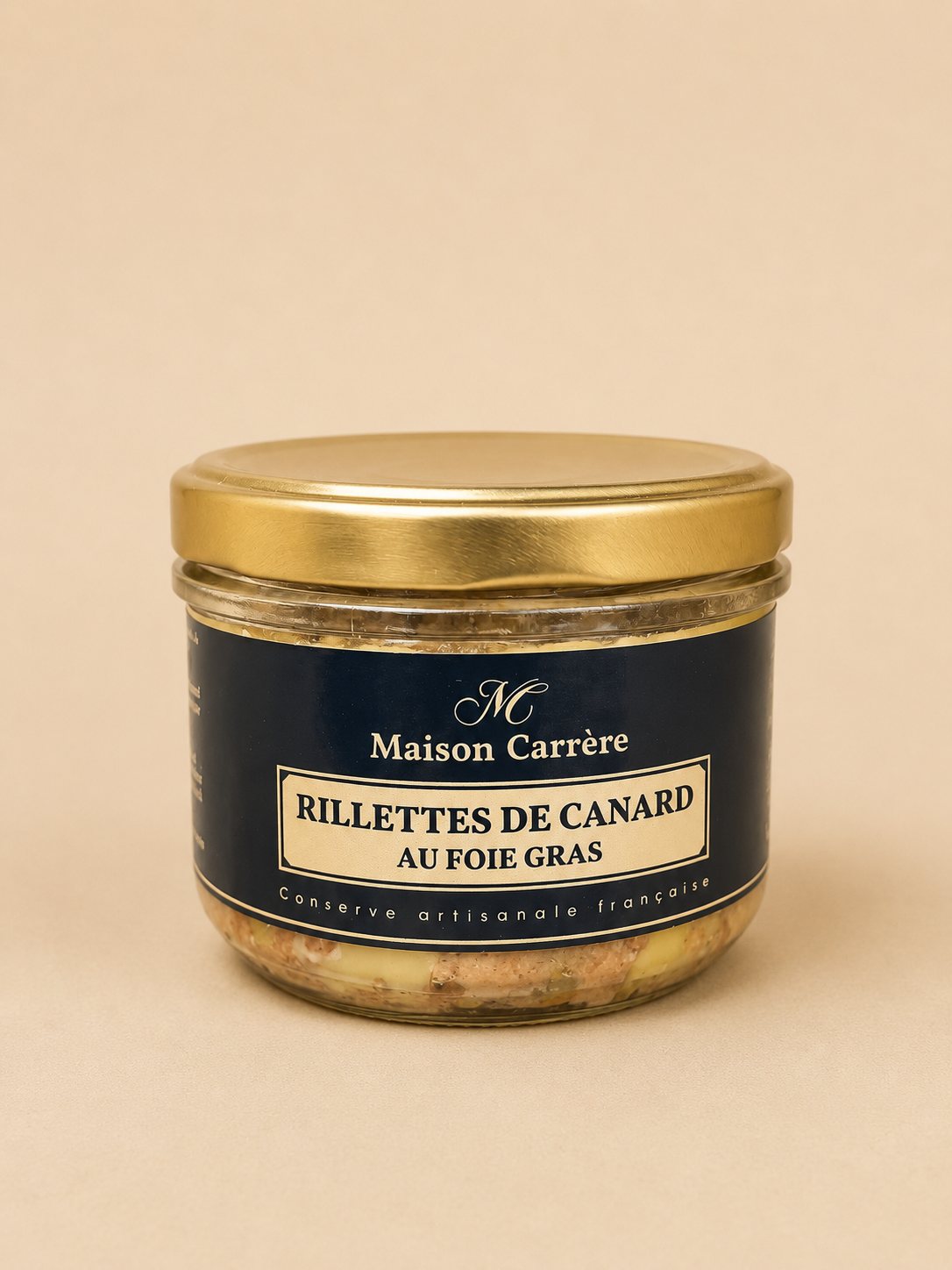 Rillettes de canard au foie gras Maison Carrère – 190g