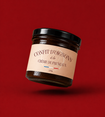 Confit d'Oignons à la Crème de Pruneaux – 130 g