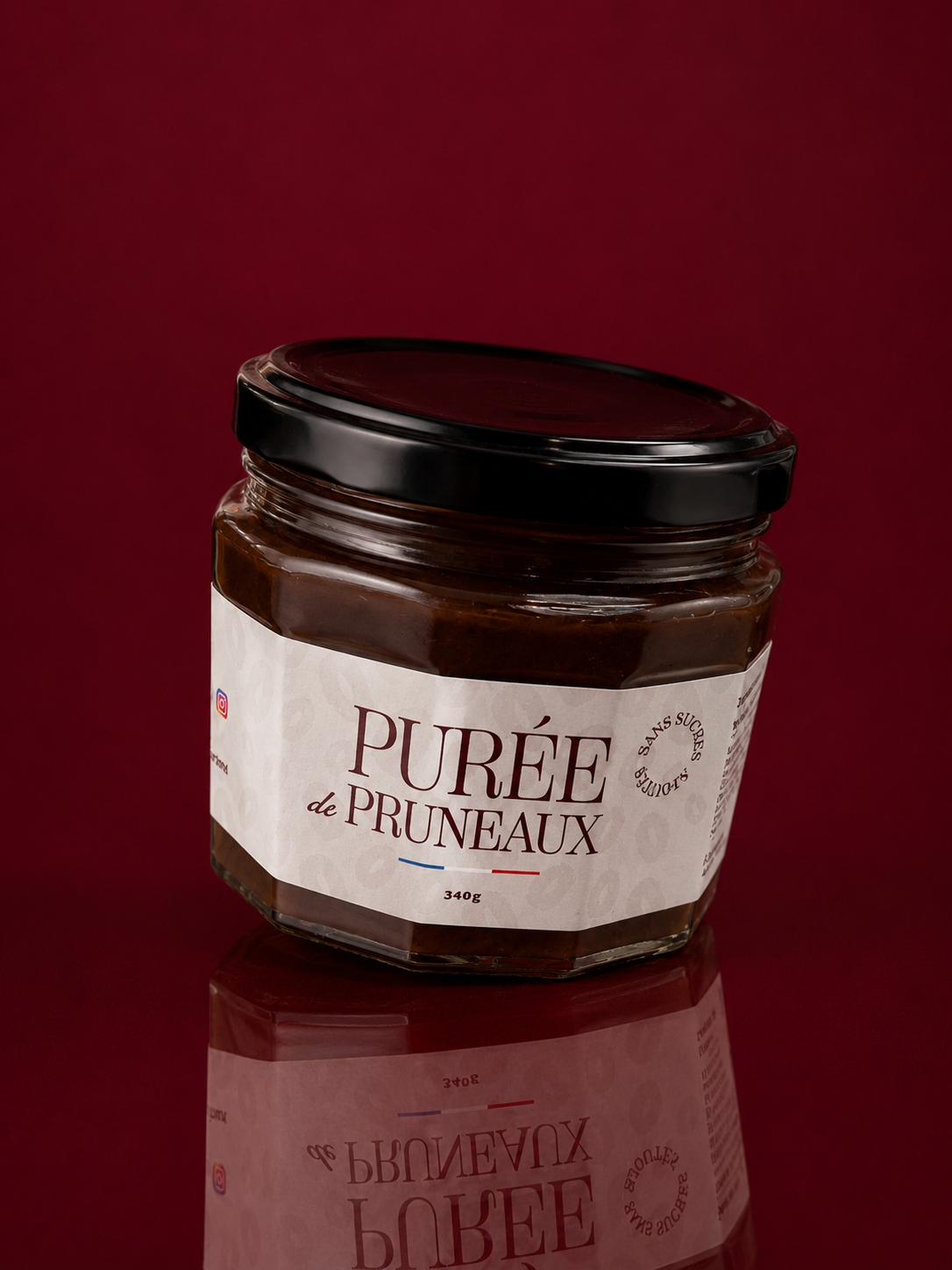 Purée de pruneaux Sans sucres ajoutés - 340g