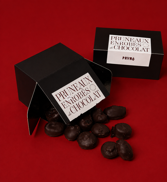 Pruneaux d'Agen Enrobés de Chocolat Noir