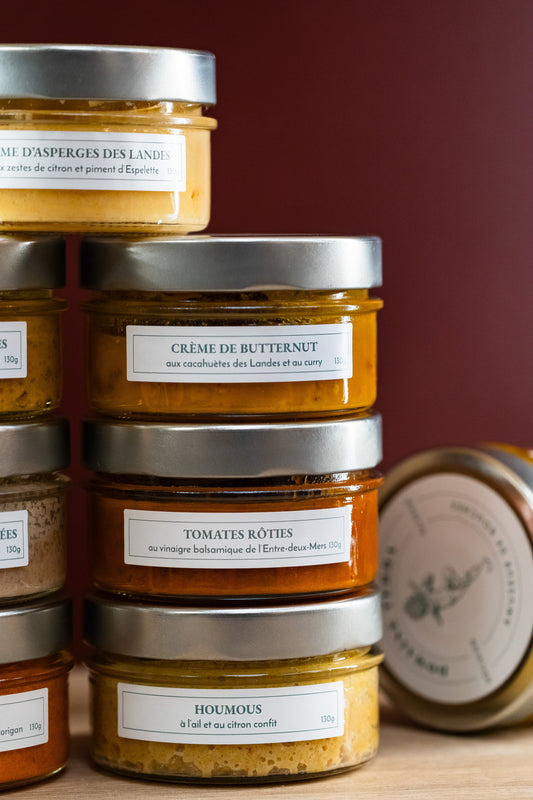 Gamme de tartinables Domaine Terra 130g – packshot produits