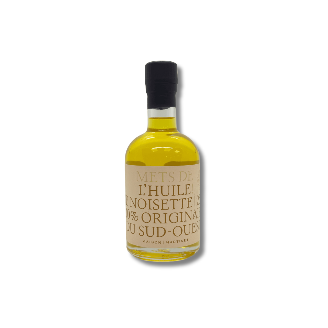 Huile de noisettes Maison Martinet – bouteille 25cl artisanale, origine France