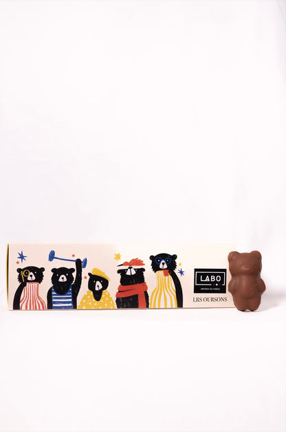 Oursons Guimauve Artisanaux enrobés de Chocolat – x6 - Labo