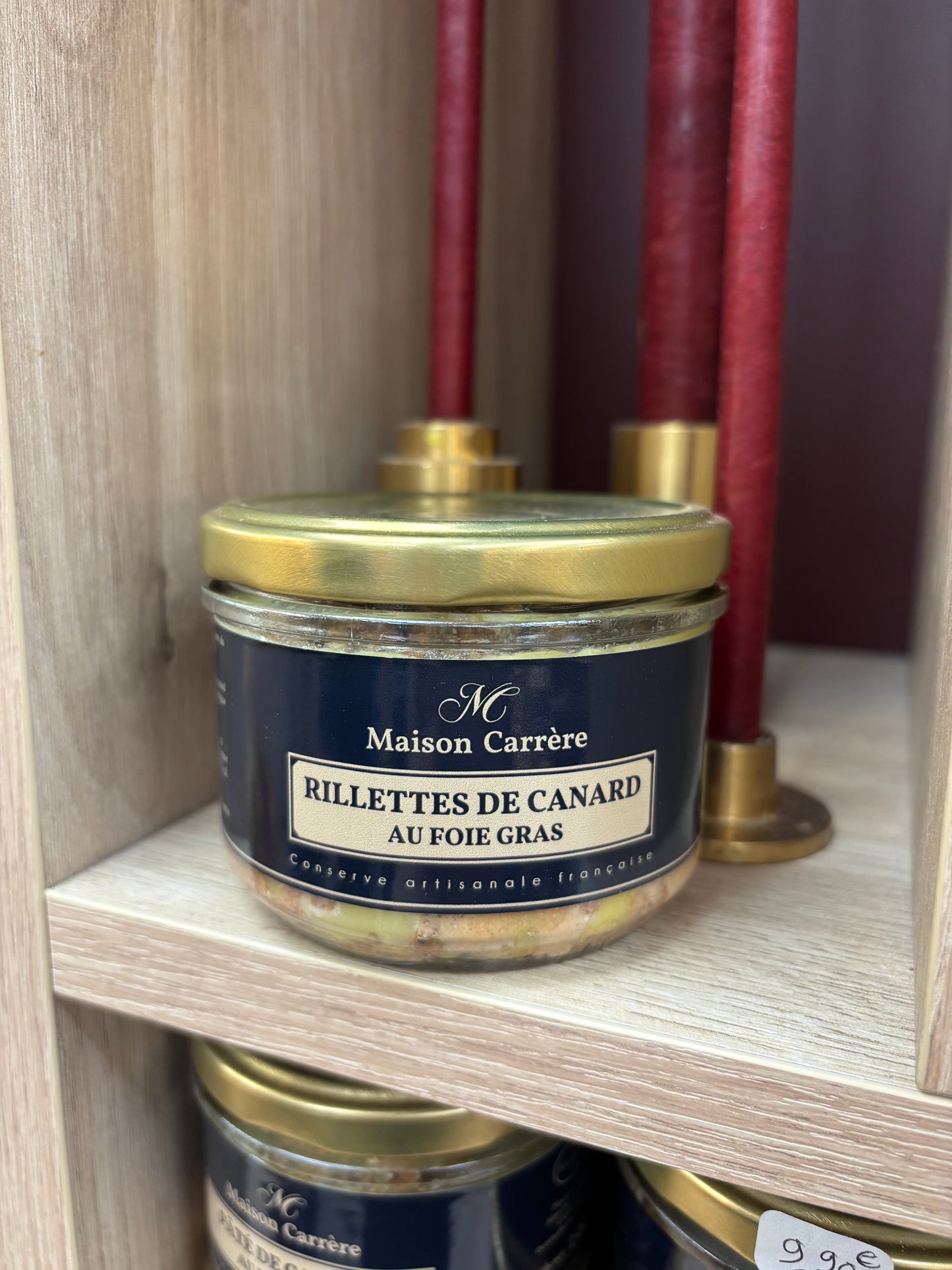Rillettes de canard au foie gras Maison Carrère  – 190g