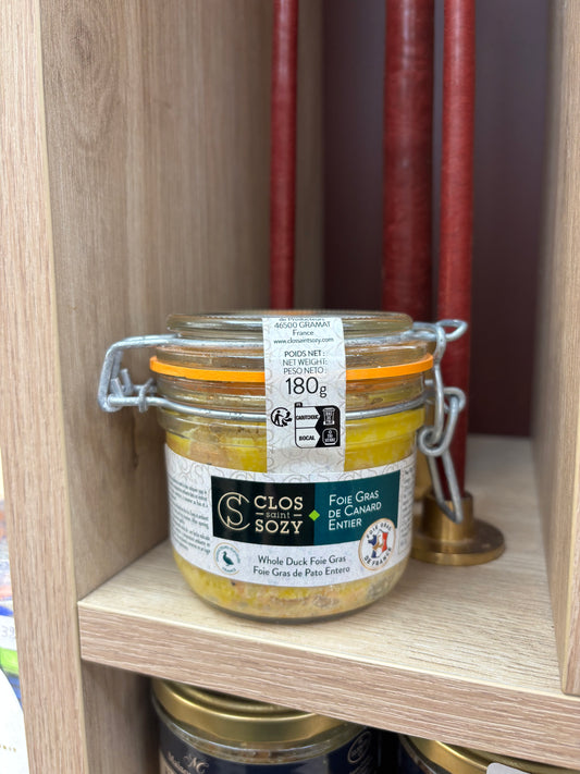Foie gras de canard entier du Sud-Ouest Bocal 180g – IGP