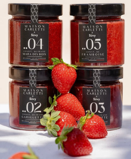 Confit de Fraise Gariguette 83% - Maison Carletti X Süvy
