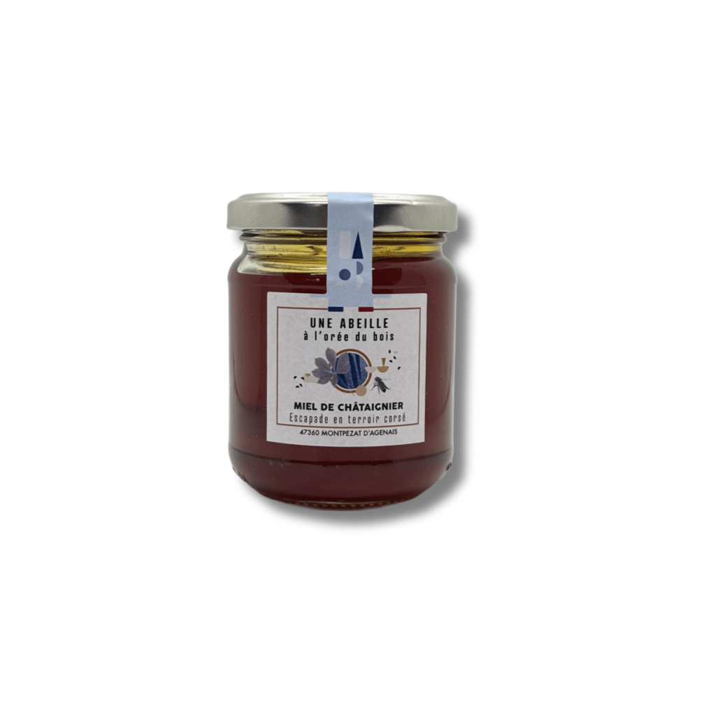 Miel de châtaignier Une abeille à l'orée du bois