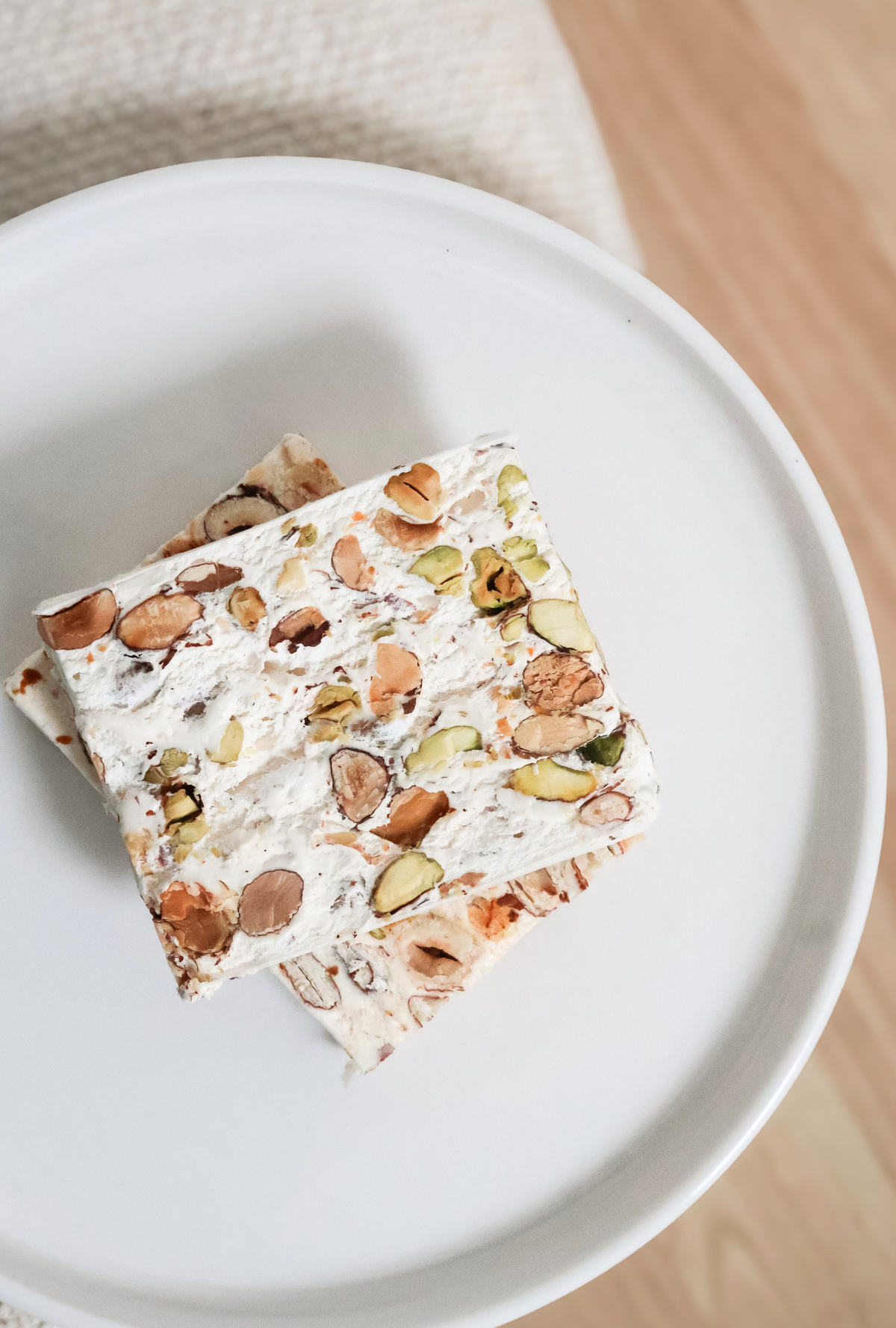 Tranche de nougat tendre Süvy