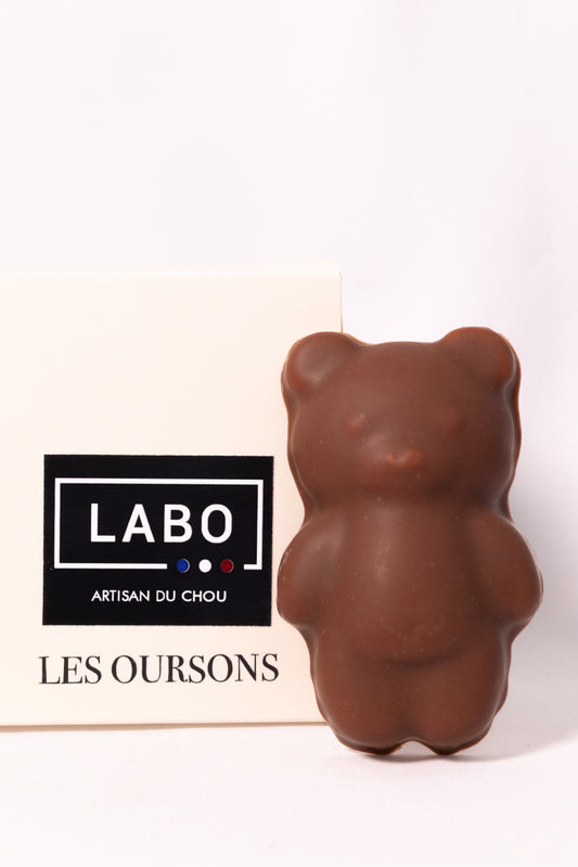 Oursons Guimauve Artisanaux enrobés de Chocolat – x6 - Labo