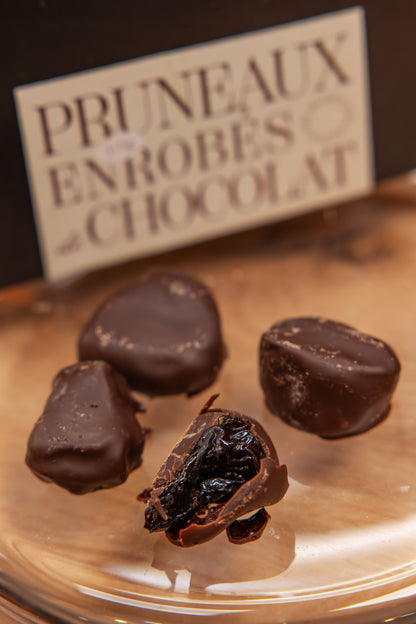 Pruneaux d'Agen Enrobés de Chocolat Noir