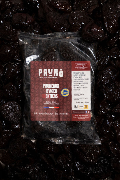 Pruneaux d’Agen entiers – 500g PRUNO