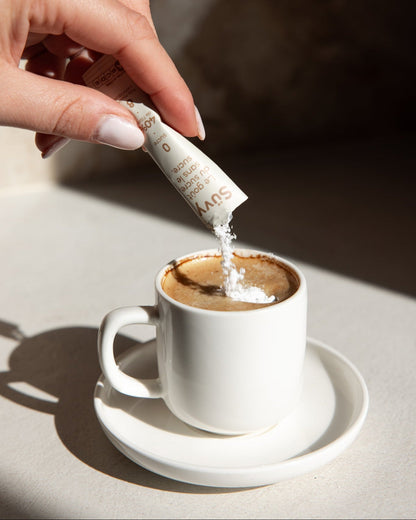 Bûchette Süvy versée dans un café