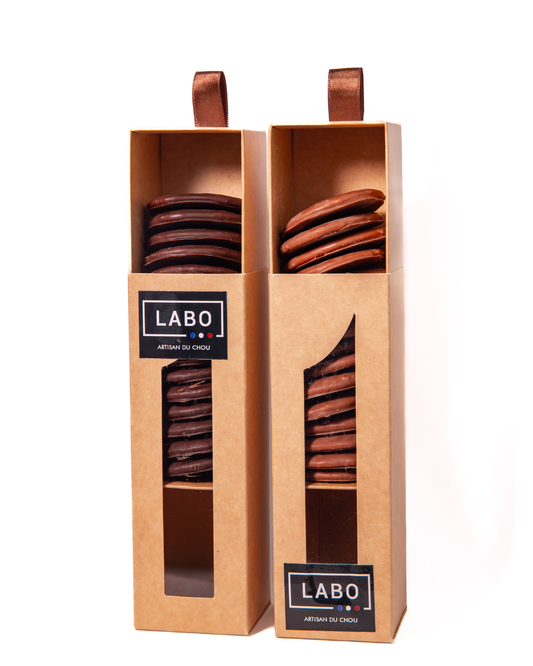 Sablés pur beurre enrobé de chocolat noir ou lait