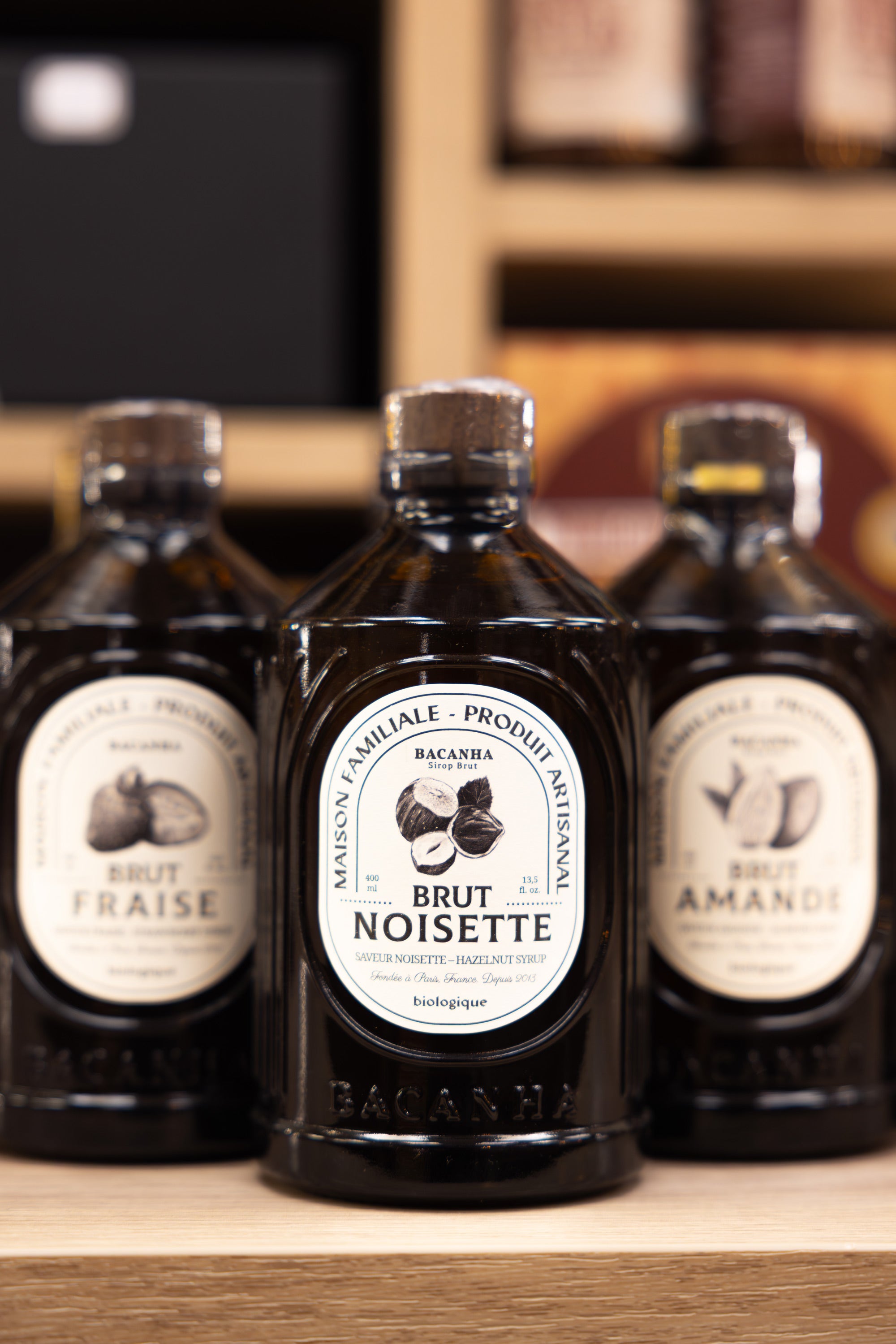 Sirop de Noisette Biologique Bacanha 400 ml