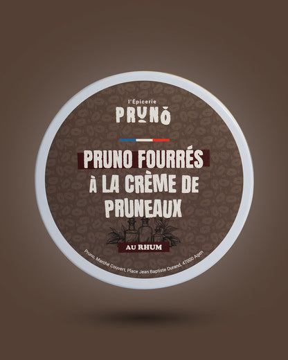 Boîte de pruneaux fourrés au rhum 325 g PRUNO