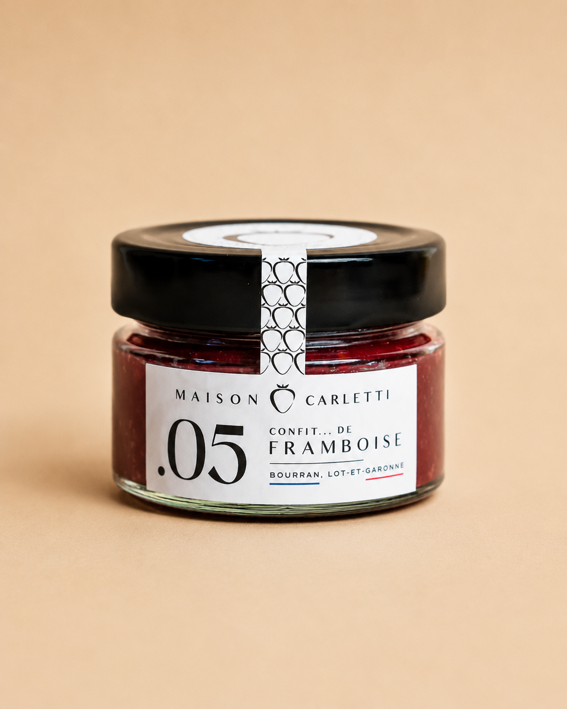 Confit de framboise 83% – Maison Carletti