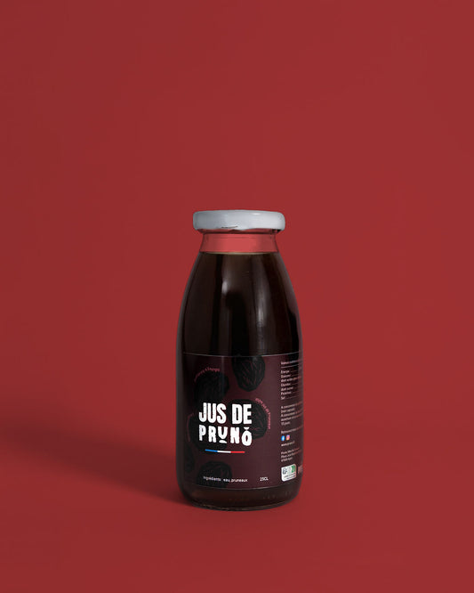 Jus de pruneaux PRUNO en bouteille de verre