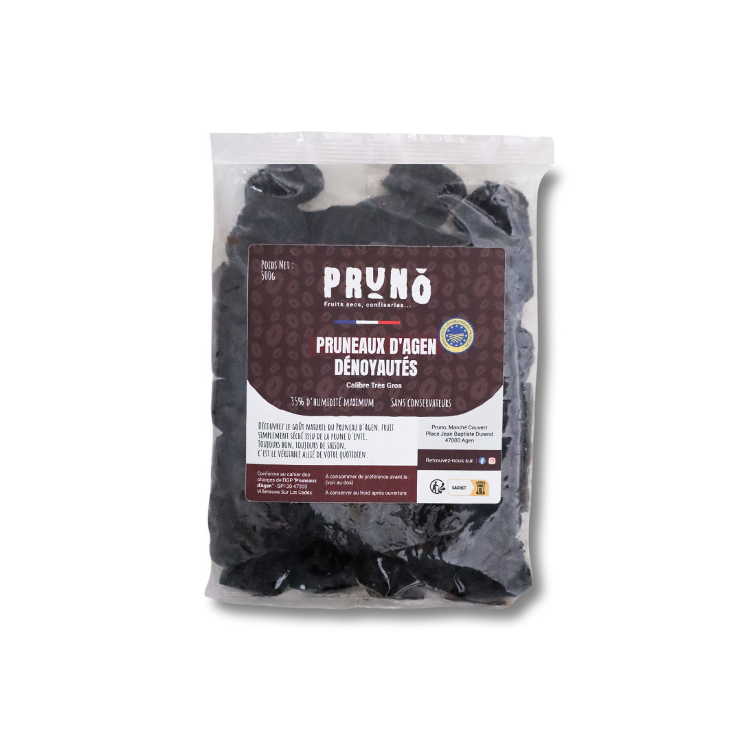 packshot pruneaux d’Agen dénoyautés 500g