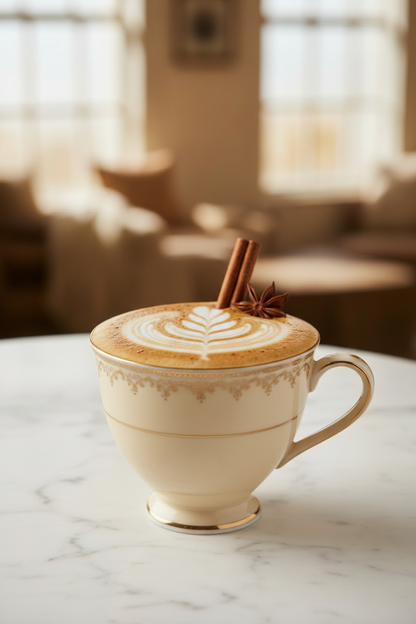 Pumpkin Spice Latte palace - marbre