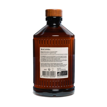 Sirop de Caramel Salé Biologique – Bacanha – 400 ml