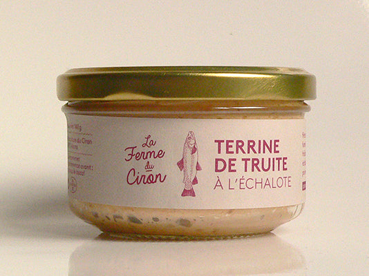 Terrine de truite artisanale – Ferme du Ciron – 140 g