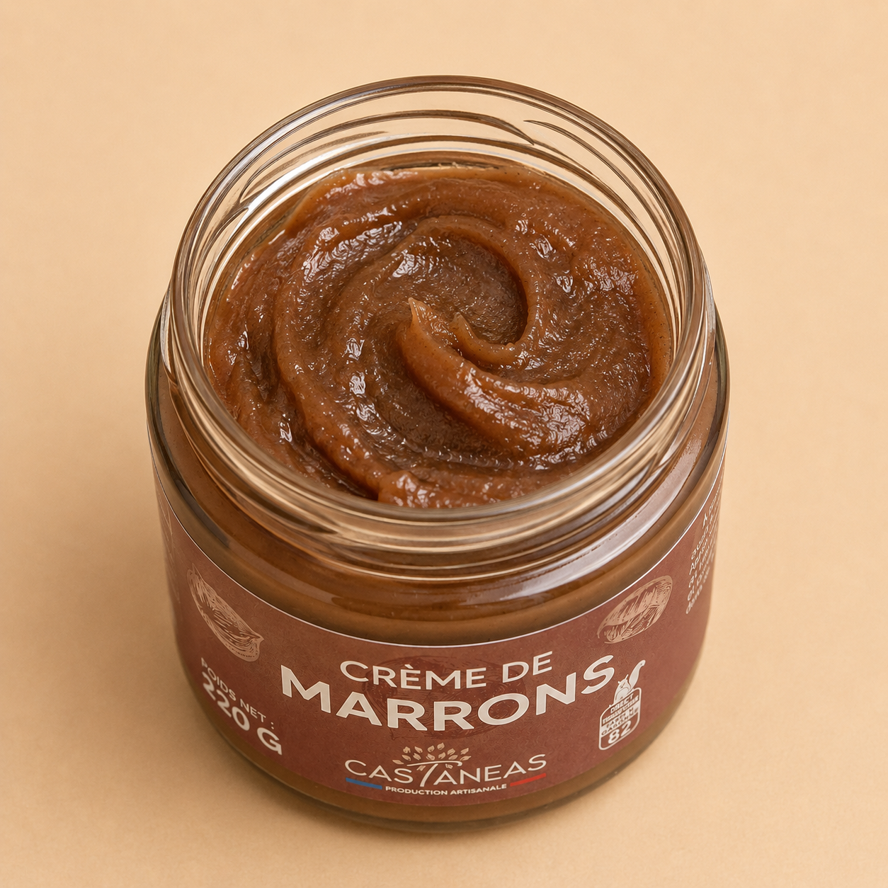 Crème de Marrons Artisanale 220g – Casteneas