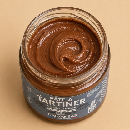 Pâte à Tartiner Noisette & Chocolat 200g – Sans Lactose