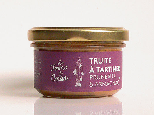 Truite à tartiner artisanale – Ferme du Ciron – 90 g